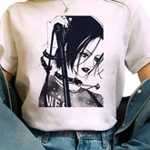 Japanese Anime Woman T-shirts Nana Osaki T Shirt Women Kawaii Nana Graphic Tees Harajuku Summer Top Cartoon Unisex Tshirt Female